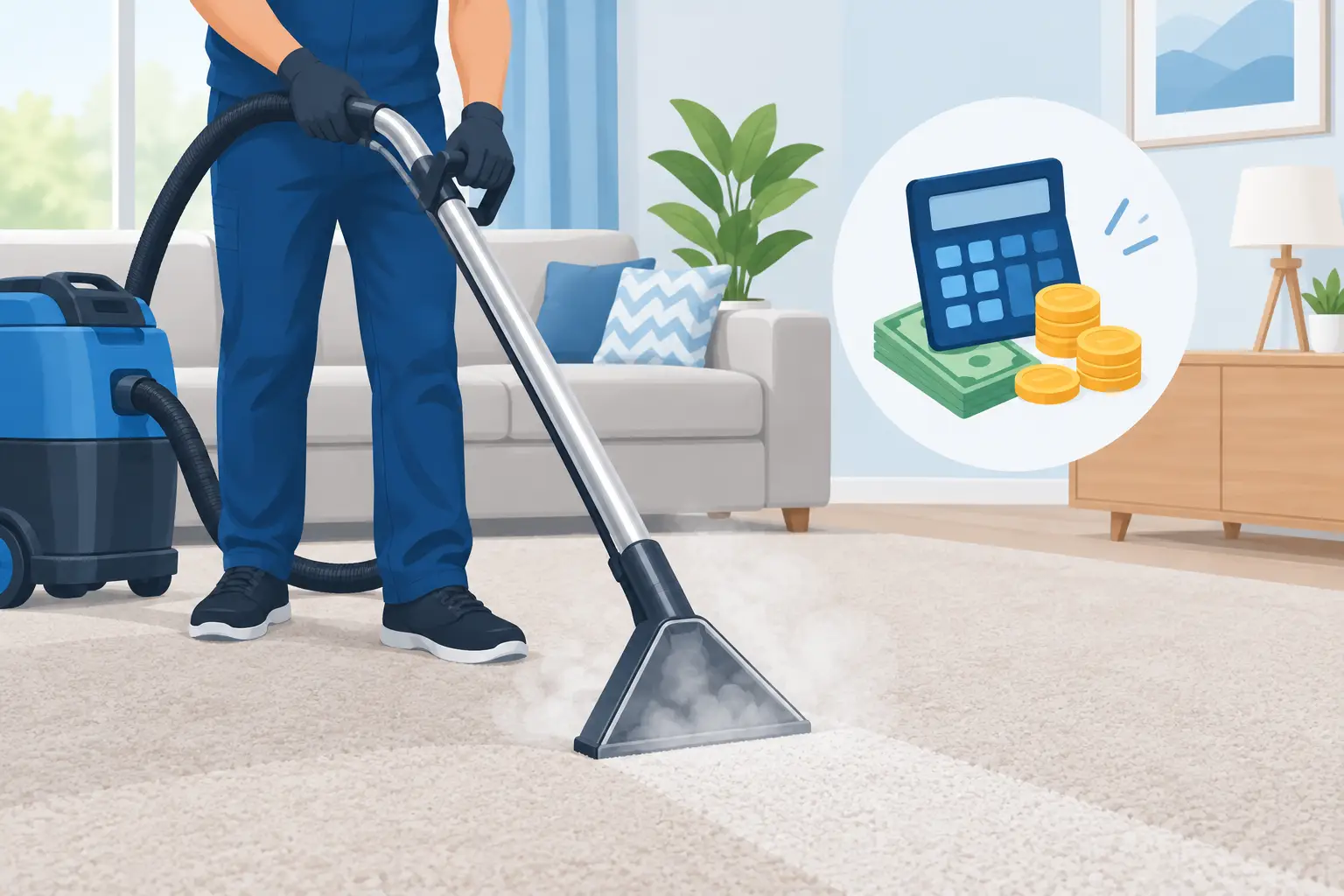 How Much Does Carpet Steam Cleaning Cost? How Much Does Carpet Steam Cleaning Cost?